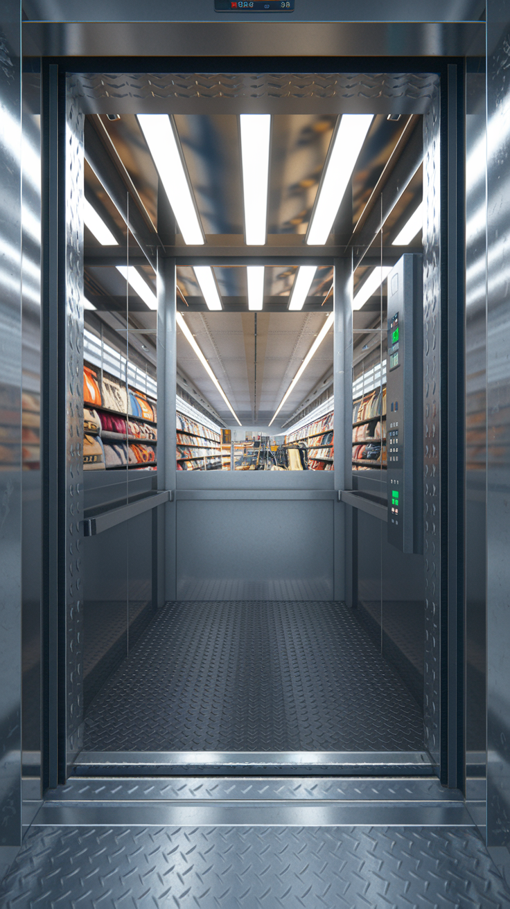 Elevador de carga comercial