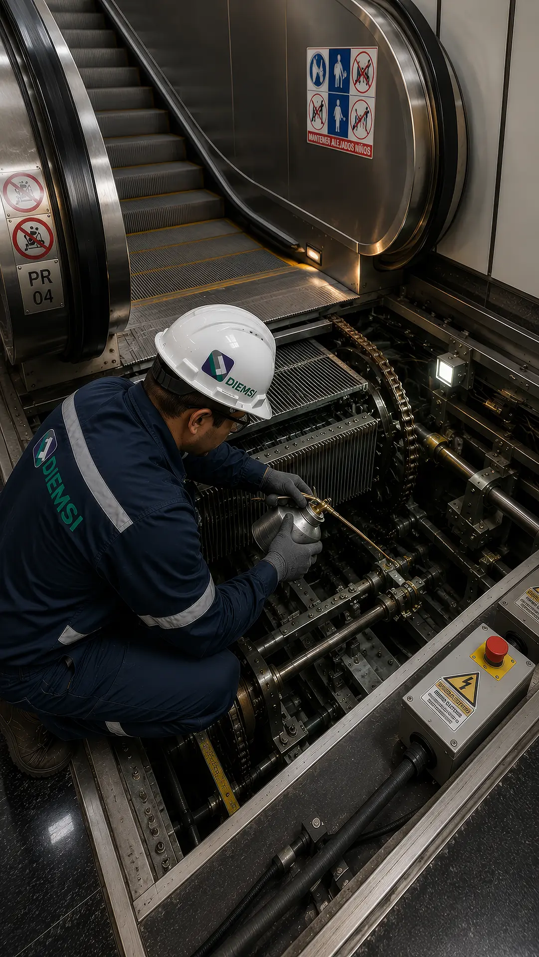 Mantenimiento de escaleras eléctricas 
