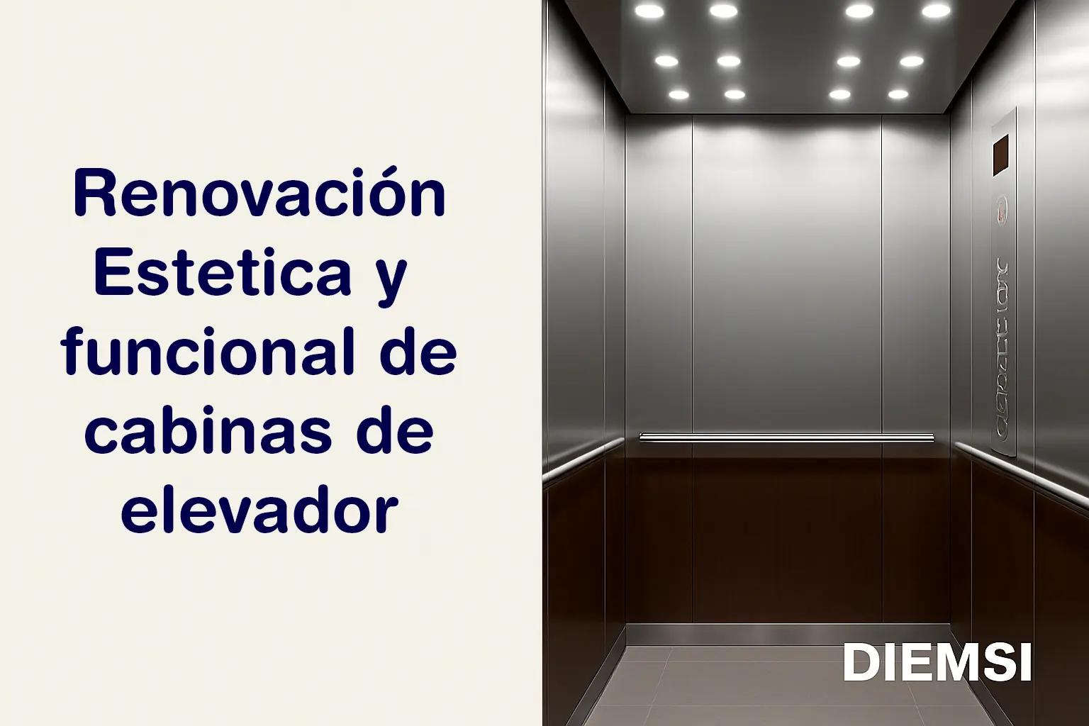 Renovación estética y funcional de cabinas de elevador